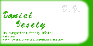 daniel vesely business card